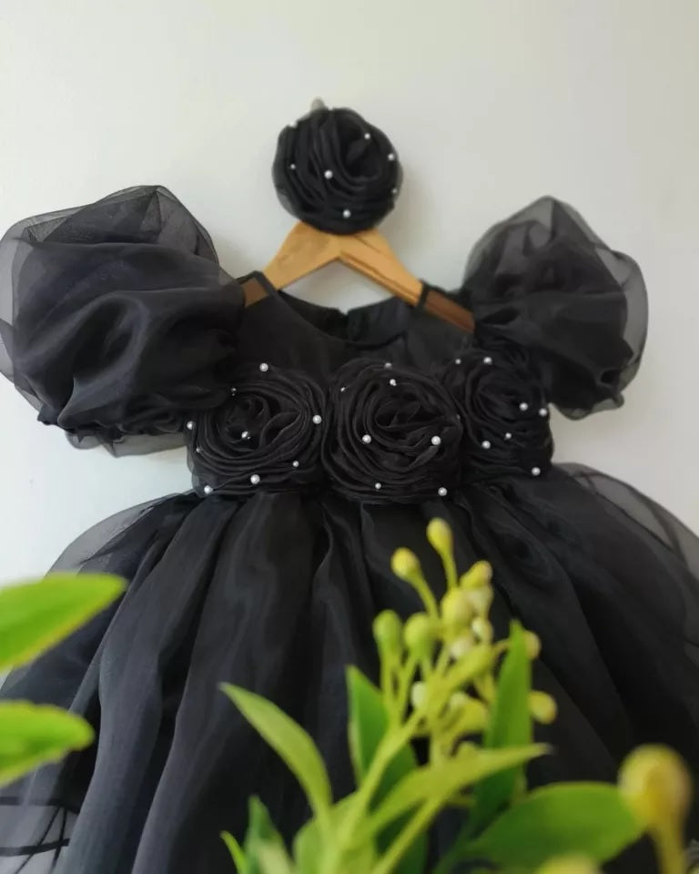 Baby Girls Heavy Organza Frock
