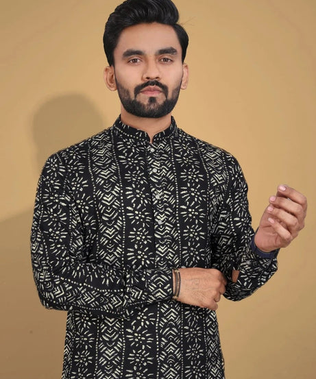 Premium Soft Cotton Men's Kurta Pajama Set