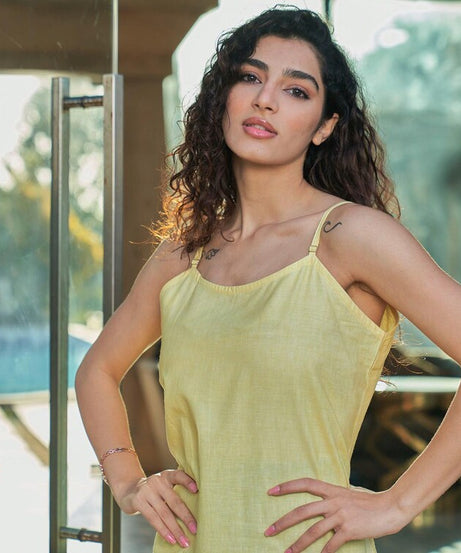 Linen Slip Women Dress