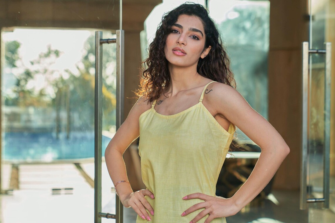 Linen Slip Women Dress