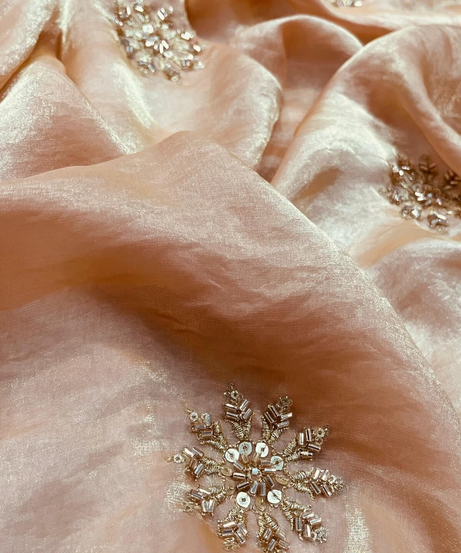 Women's Fandy Satin Silk Saree With Blouse 11-RV