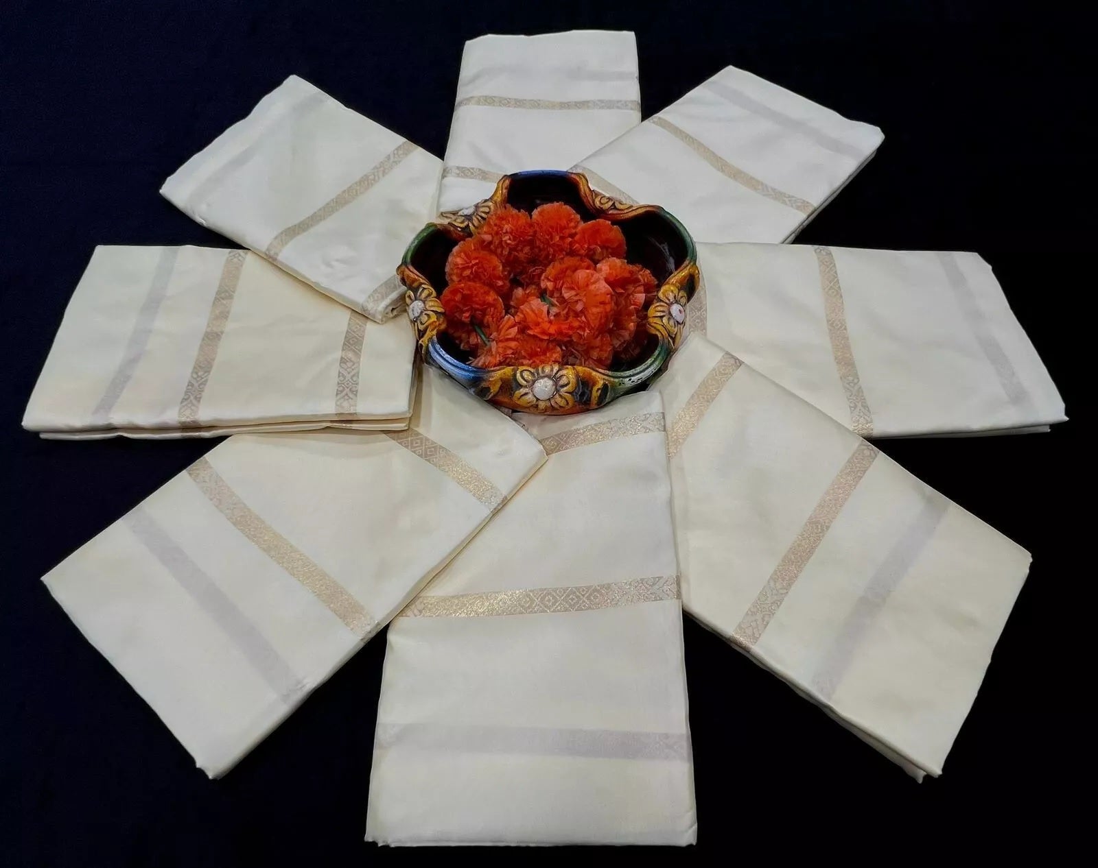 Soft Banarasi Silk With Weaving Gold Zari Saree With Blouse