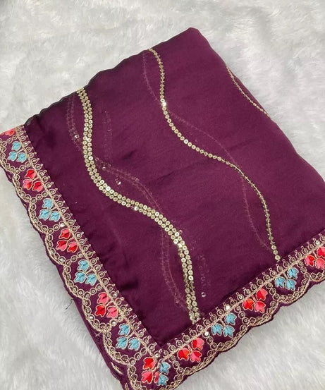 Women's Wedding Special Rangoli Silk Saree,Indian Party Wear Sari & Blouse