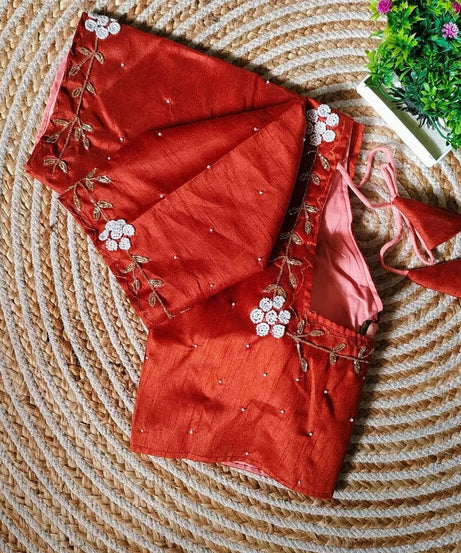 Assami Silk Saree Blouse
