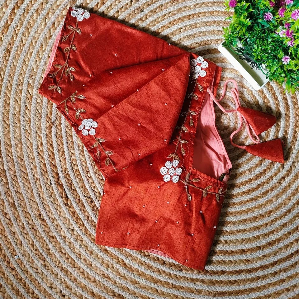 Assami Silk Saree Blouse