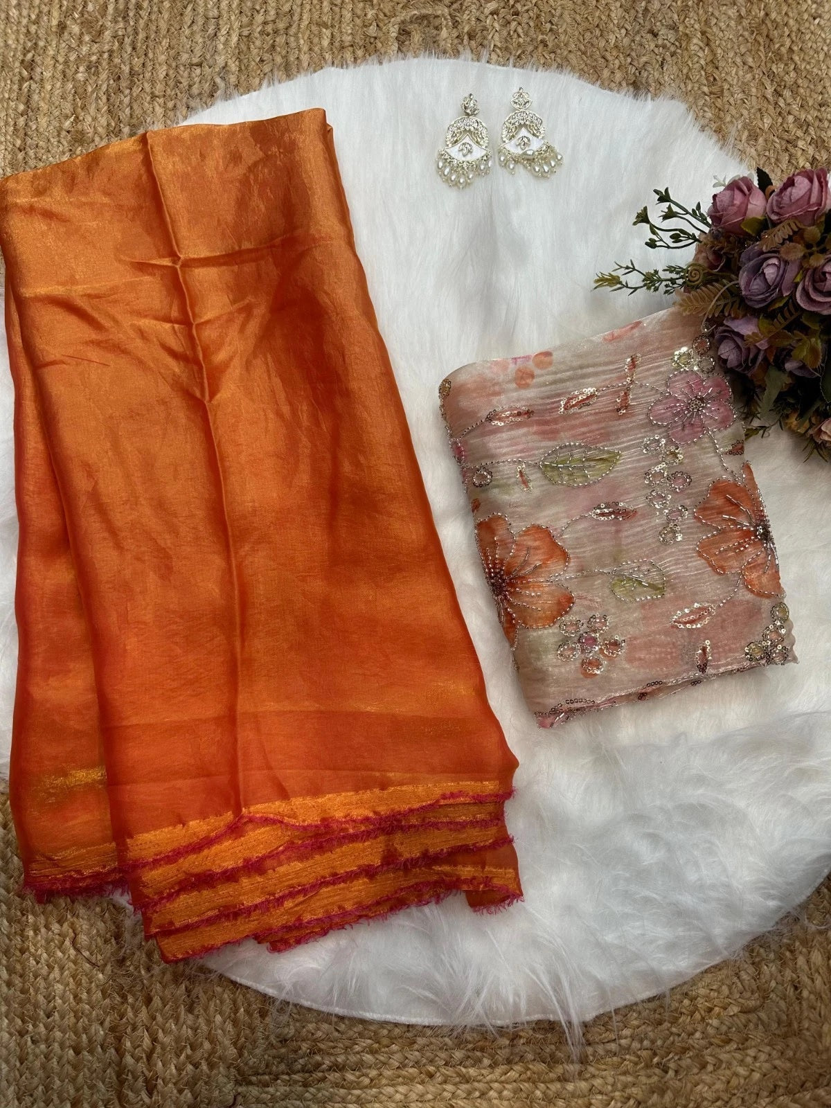 Soft Tebi Silk With Digital Print Saree, Traditional Wear Sari With Blouse