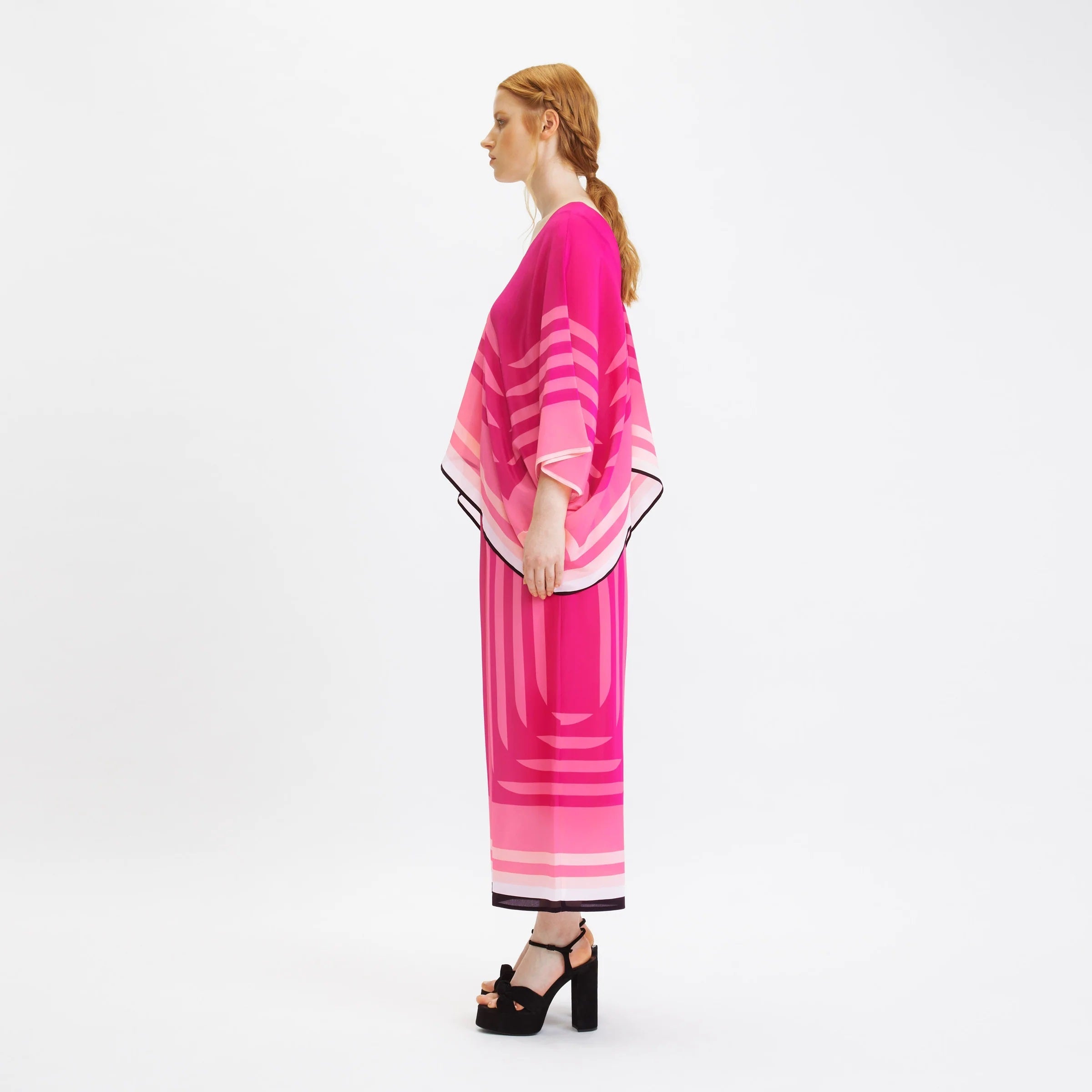 Soft Silk Crepe Co-ord Set  For Women's