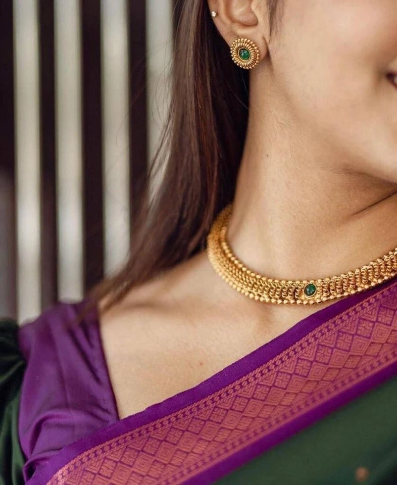 Banarasi Soft Silk Wedding Saree With Jacquard Border Blouse fancy Saree11-KT