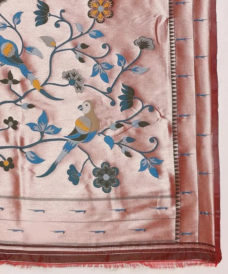 Pure Soft Banarasi Silk Heavy Saree With Blouse