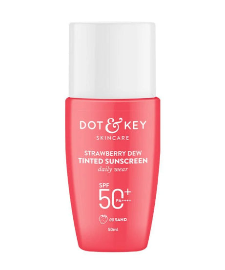 Dot & Key Strawberry Dew Tinted Sunscreen - 03 Sand - 50 ml