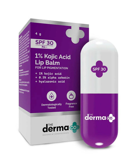 The Derma Co 1% Kojic Acid Lip Balm - 4 gm