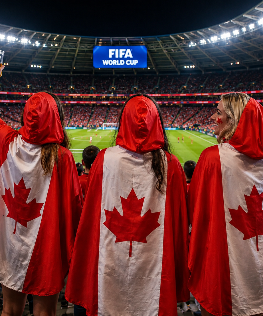 Hooded Football Fan Flag Cape Poncho for Soccer Match Party