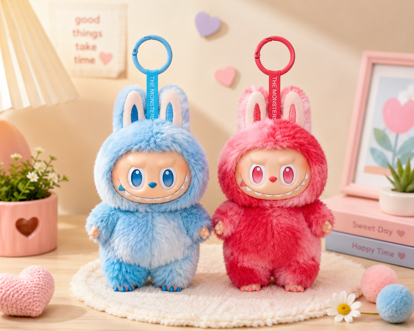 Hope & Love Labubu Doll Combo Set – Cute Plush Dolls