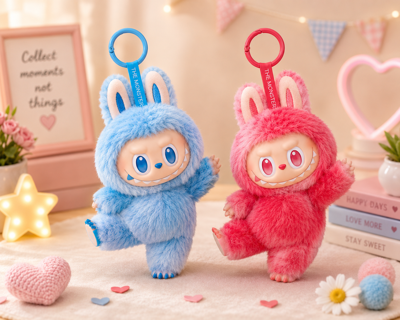 Hope & Love Labubu Doll Combo Set – Cute Plush Dolls