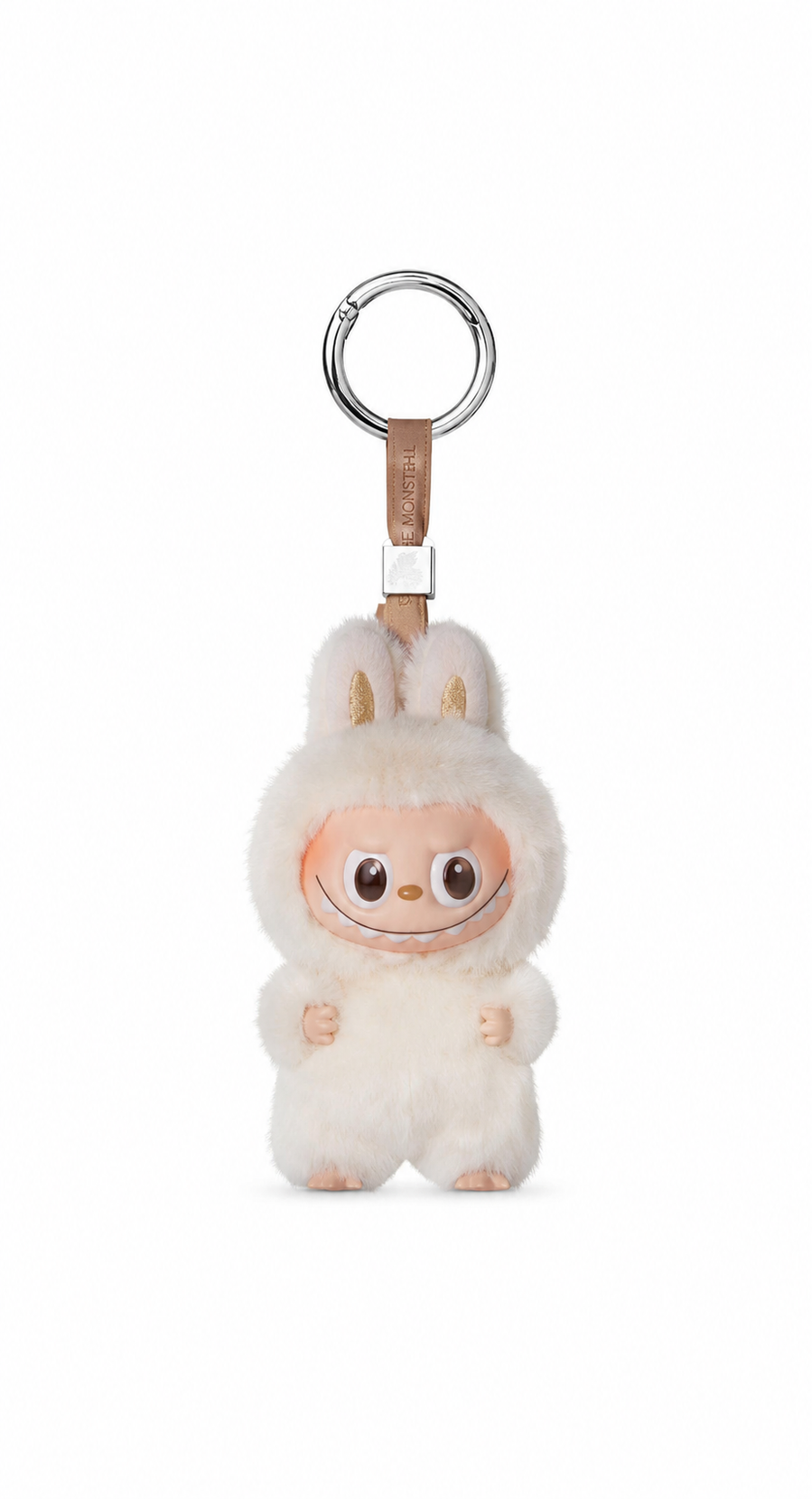 Labubu Plush Keychain | Cute Bunny Monster Bag Charm | Collectible Plush Doll Key Ring | Backpack & Purse Accessory