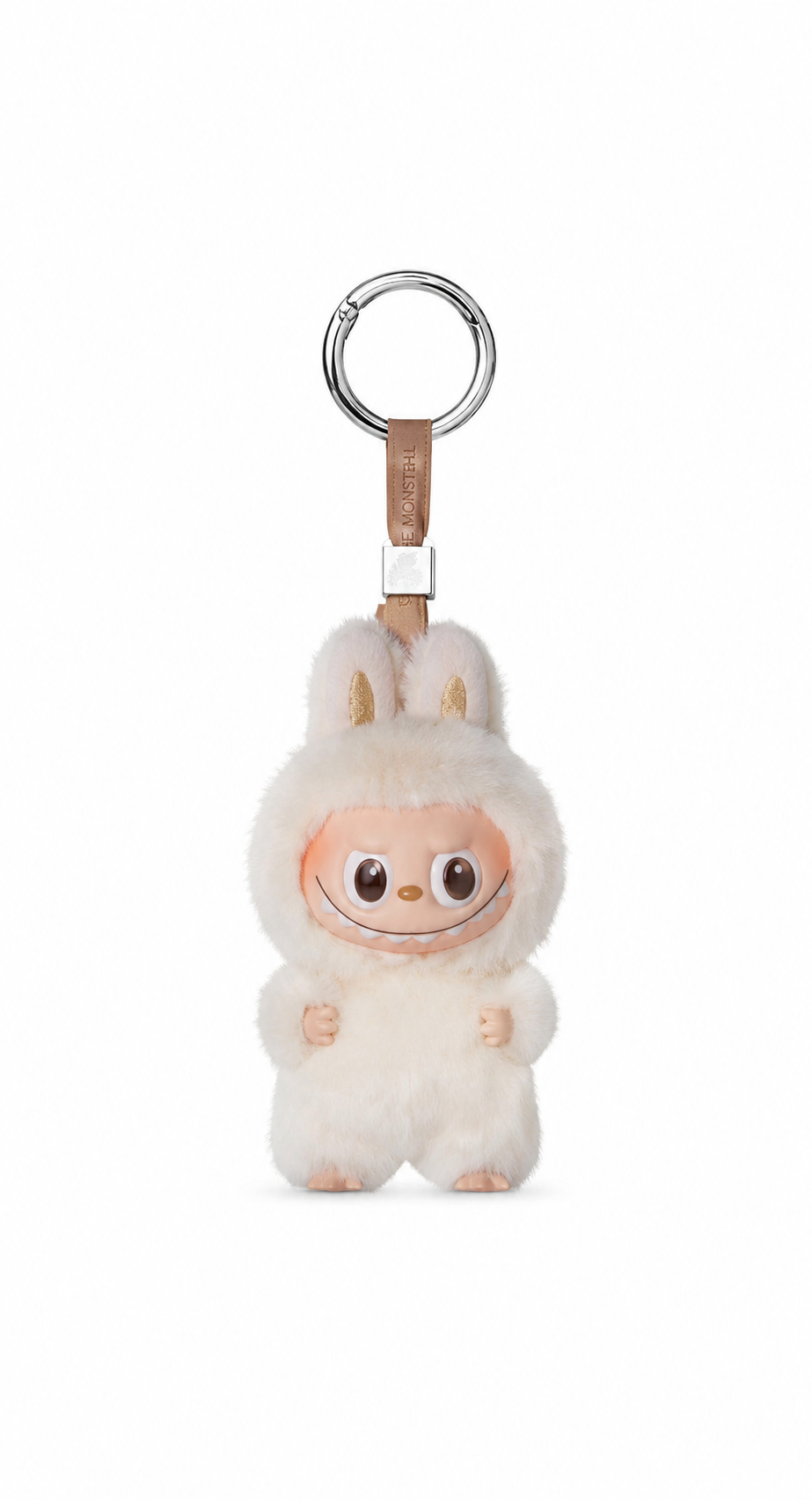 Labubu Plush Keychain | Cute Bunny Monster Bag Charm | Collectible Plush Doll Key Ring | Backpack & Purse Accessory