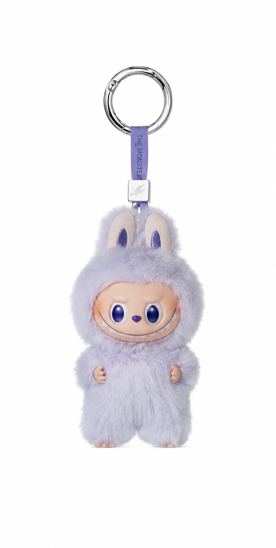 Labubu Plush Keychain | Cute Bunny Monster Bag Charm | Collectible Plush Doll Key Ring | Backpack & Purse Accessory