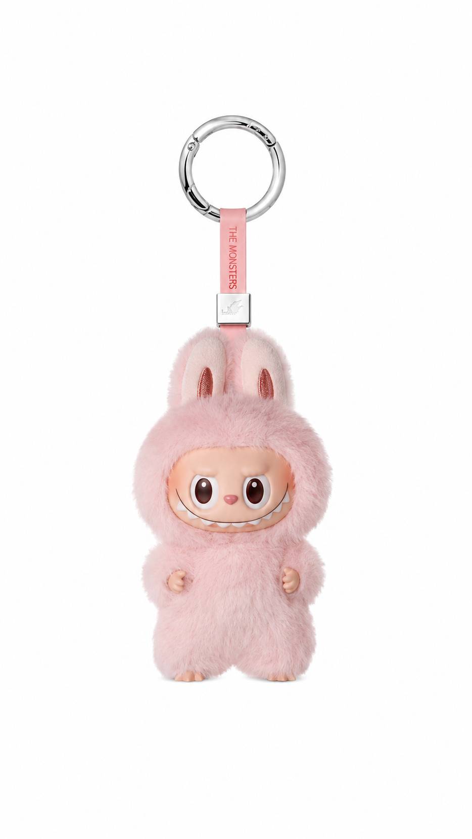 Labubu Plush Keychain | Cute Bunny Monster Bag Charm | Collectible Plush Doll Key Ring | Backpack & Purse Accessory
