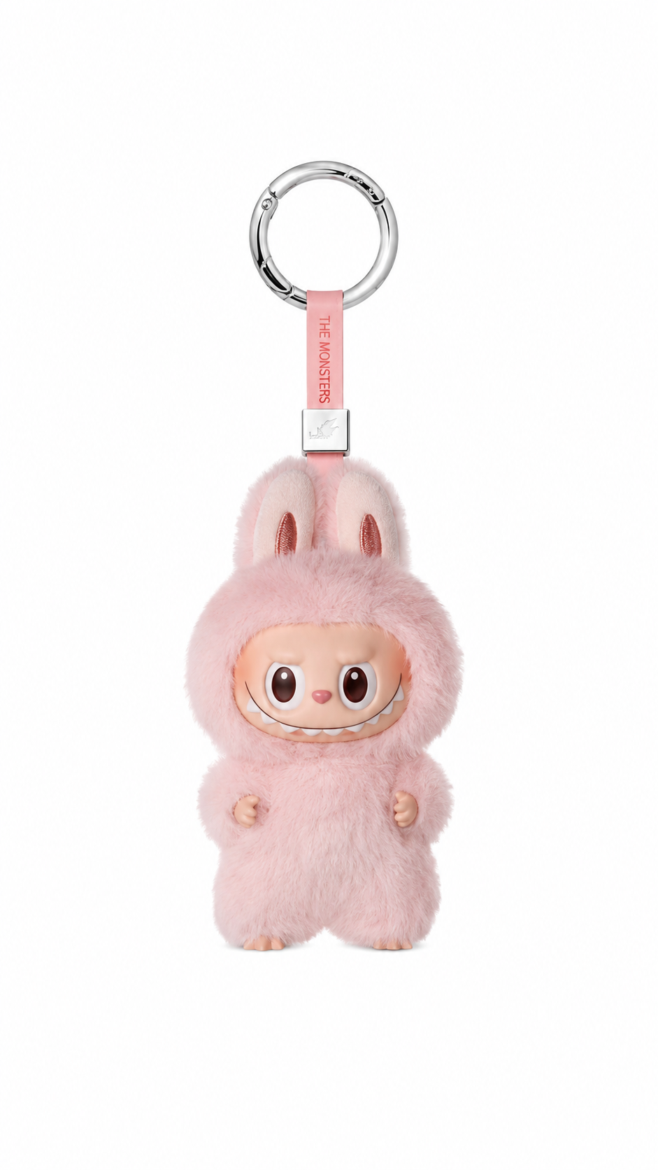 Labubu Plush Keychain | Cute Bunny Monster Bag Charm | Collectible Plush Doll Key Ring | Backpack & Purse Accessory
