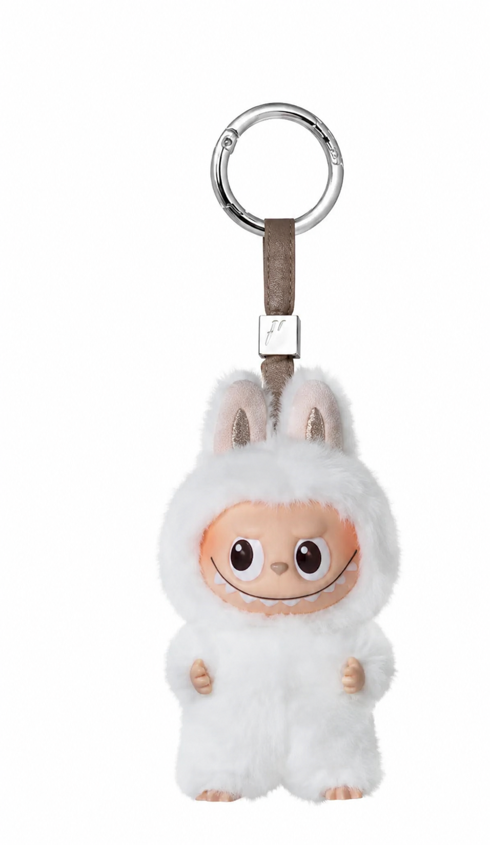 Labubu Plush Keychain | Cute Bunny Monster Bag Charm | Collectible Plush Doll Key Ring | Backpack & Purse Accessory
