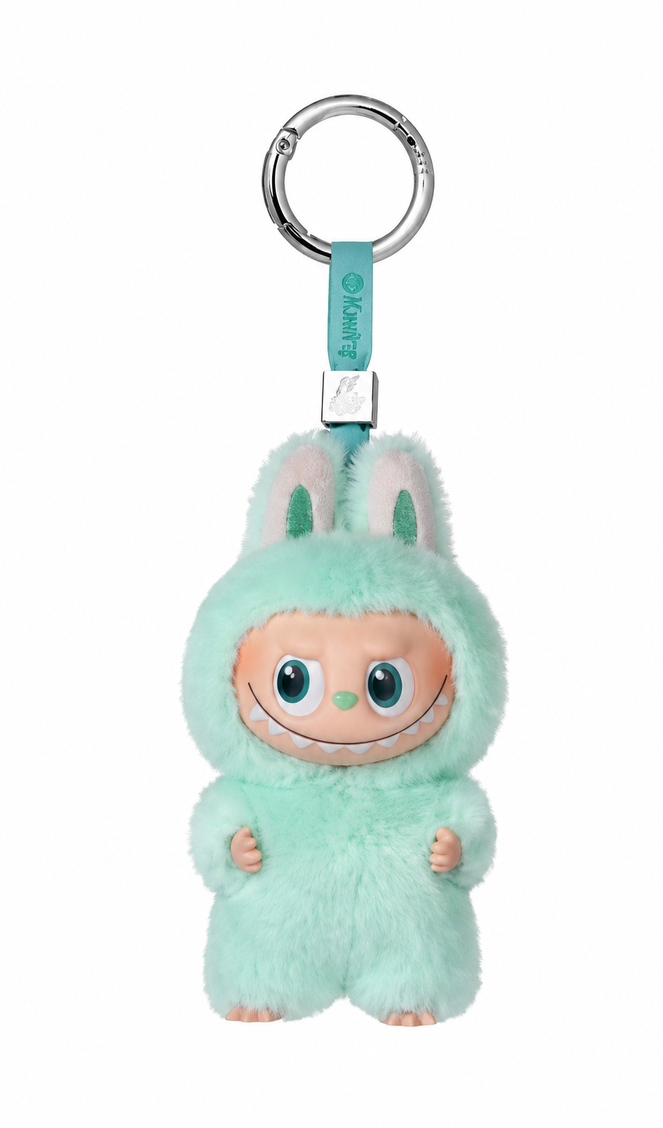 Labubu Plush Keychain | Cute Bunny Monster Bag Charm | Collectible Plush Doll Key Ring | Backpack & Purse Accessory