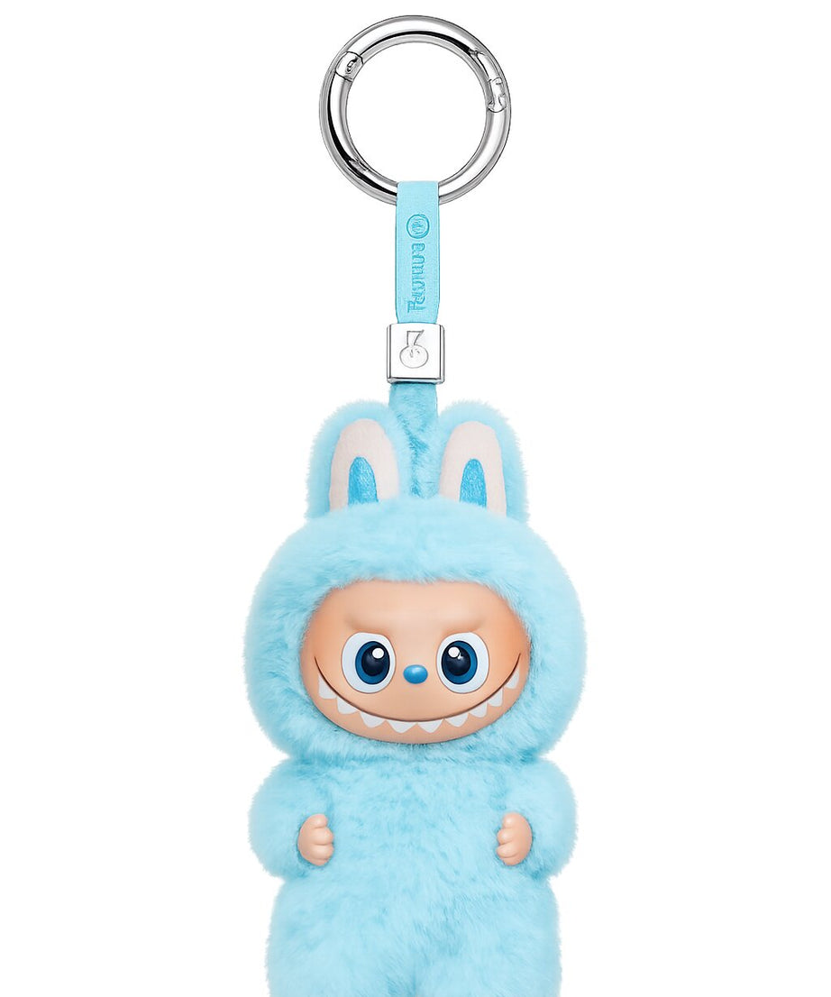 Labubu Plush Keychain | Cute Bunny Monster Bag Charm | Collectible Plush Doll Key Ring | Backpack & Purse Accessory