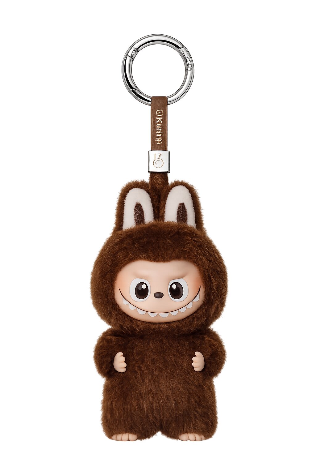 Labubu Plush Keychain | Cute Bunny Monster Bag Charm | Collectible Plush Doll Key Ring | Backpack & Purse Accessory