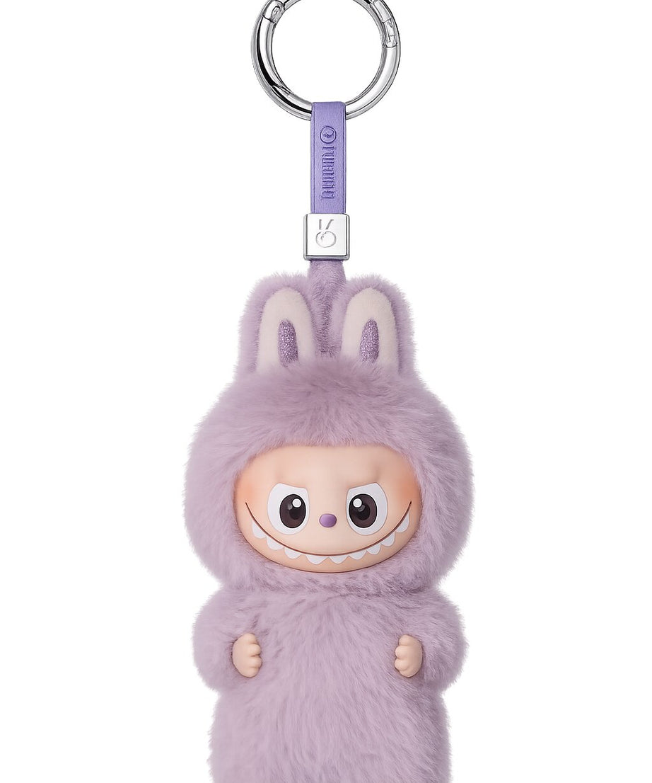Labubu Plush Keychain | Cute Bunny Monster Bag Charm | Collectible Plush Doll Key Ring | Backpack & Purse Accessory