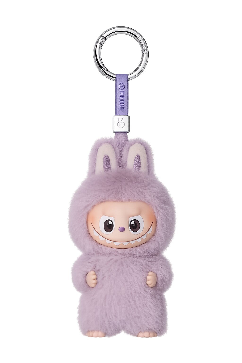 Labubu Plush Keychain | Cute Bunny Monster Bag Charm | Collectible Plush Doll Key Ring | Backpack & Purse Accessory