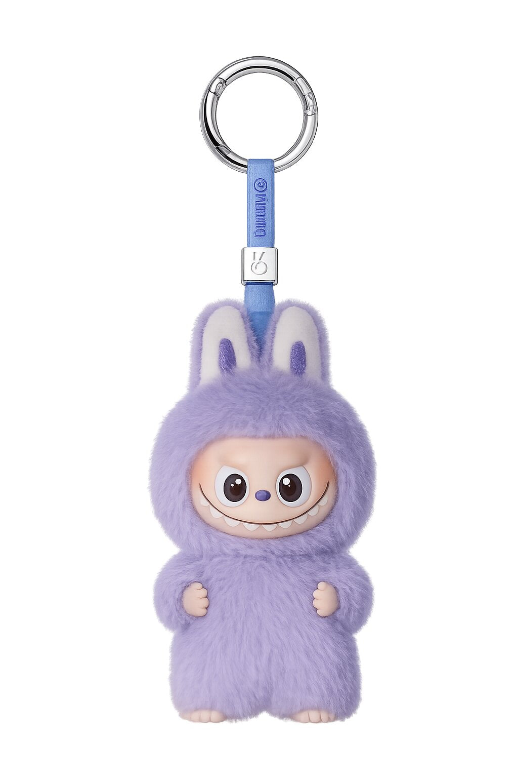 Labubu Plush Keychain | Cute Bunny Monster Bag Charm | Collectible Plush Doll Key Ring | Backpack & Purse Accessory