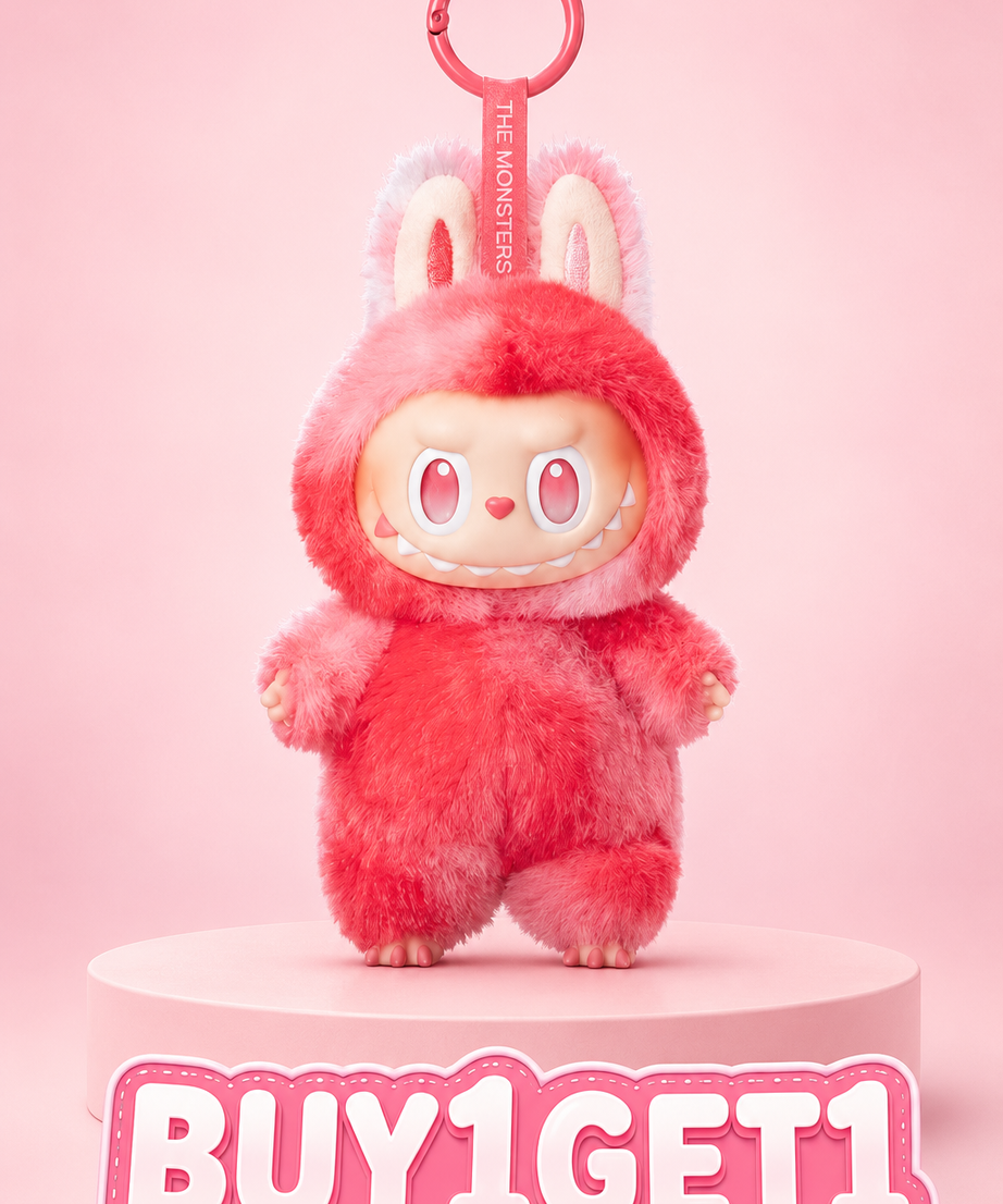 Love Labubu Collectible Plush Doll – Valentine’s Gift (Buy 1 Get 1)Free