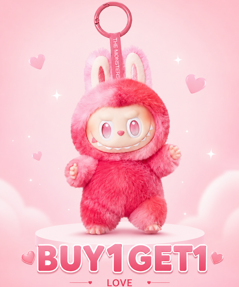 Love Labubu Collectible Plush Doll – Valentine’s Gift (Buy 1 Get 1)Free