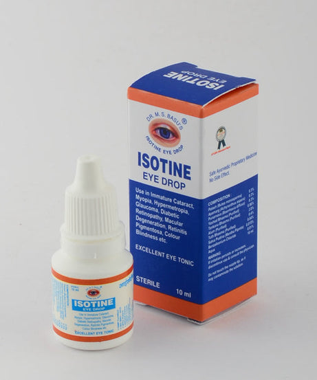 Isotine Herbal Eye Solution 10ml | Plant-Based Ayurvedic Eye Care Drops