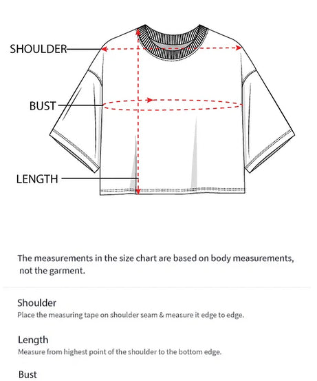 Crop T-Shirt Travelogue Women Oversized Cropped T-Shirts