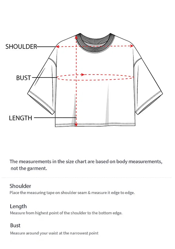 Crop T-Shirt Travelogue Women Oversized Cropped T-Shirts