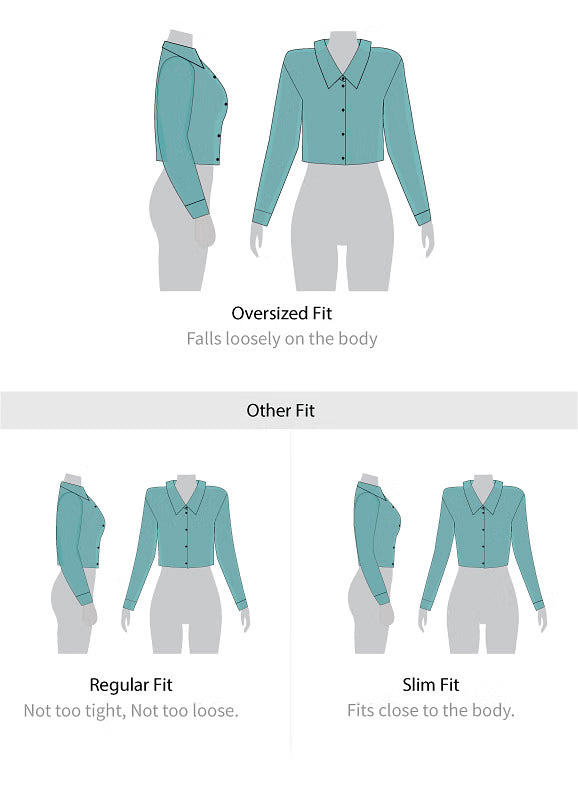 Textured  Birch Women Cropped Shirts