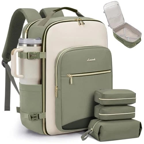 40L Travel Backpack for Women & Men, Airline Approved Carry On Luggage