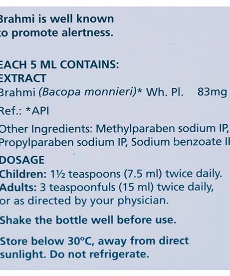 Himalaya Brahmi Syrup 200ml – Herbal Wellness Tonic