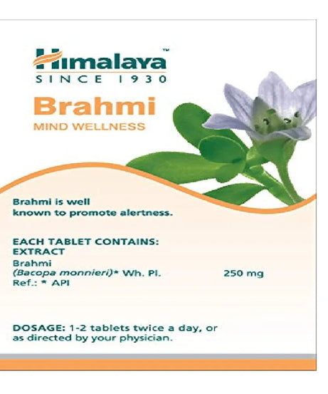 Himalaya Wellness Pure Herbs Brahmi Mind Wellness -60 tabs