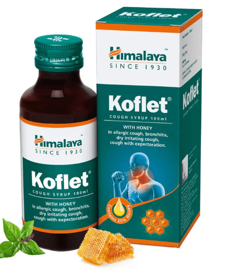 Himalaya Koflet Herbal Syrup – 100 mL | Ayurvedic Herbal Blend