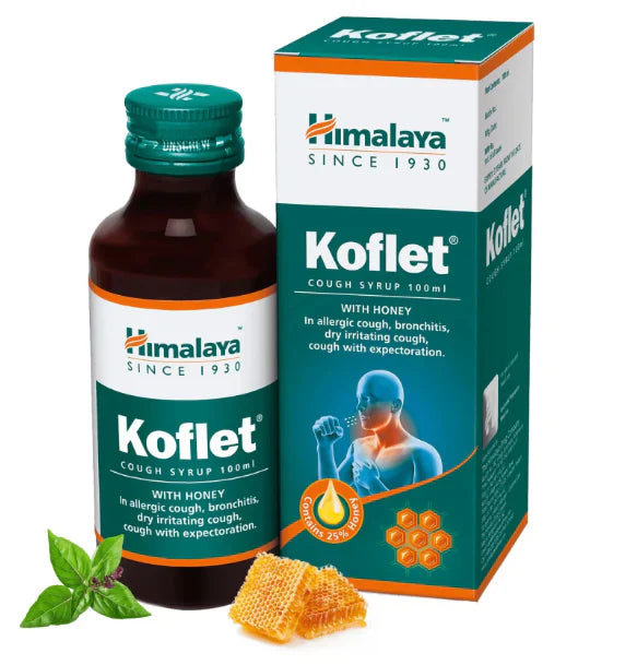 Himalaya Koflet Herbal Syrup – 100 mL | Ayurvedic Herbal Blend