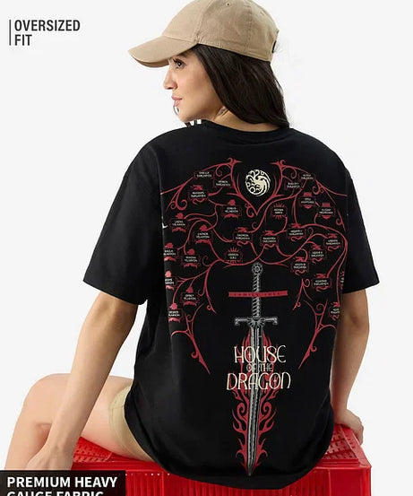 House of the Dragon Family Tree Boyfriend T-Shirts