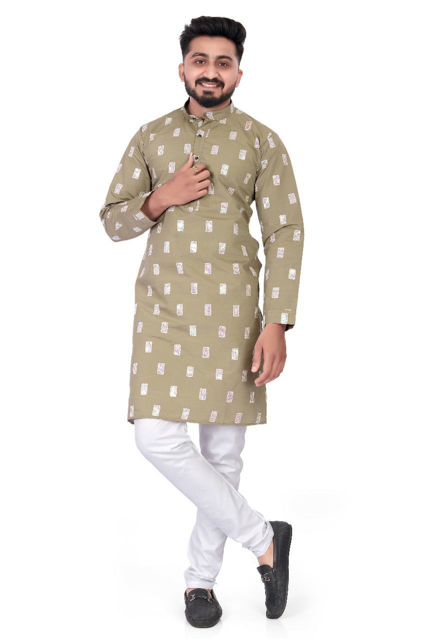 Heavy Rayon With Embroidery Sequence Work Kurta Pajama Set
