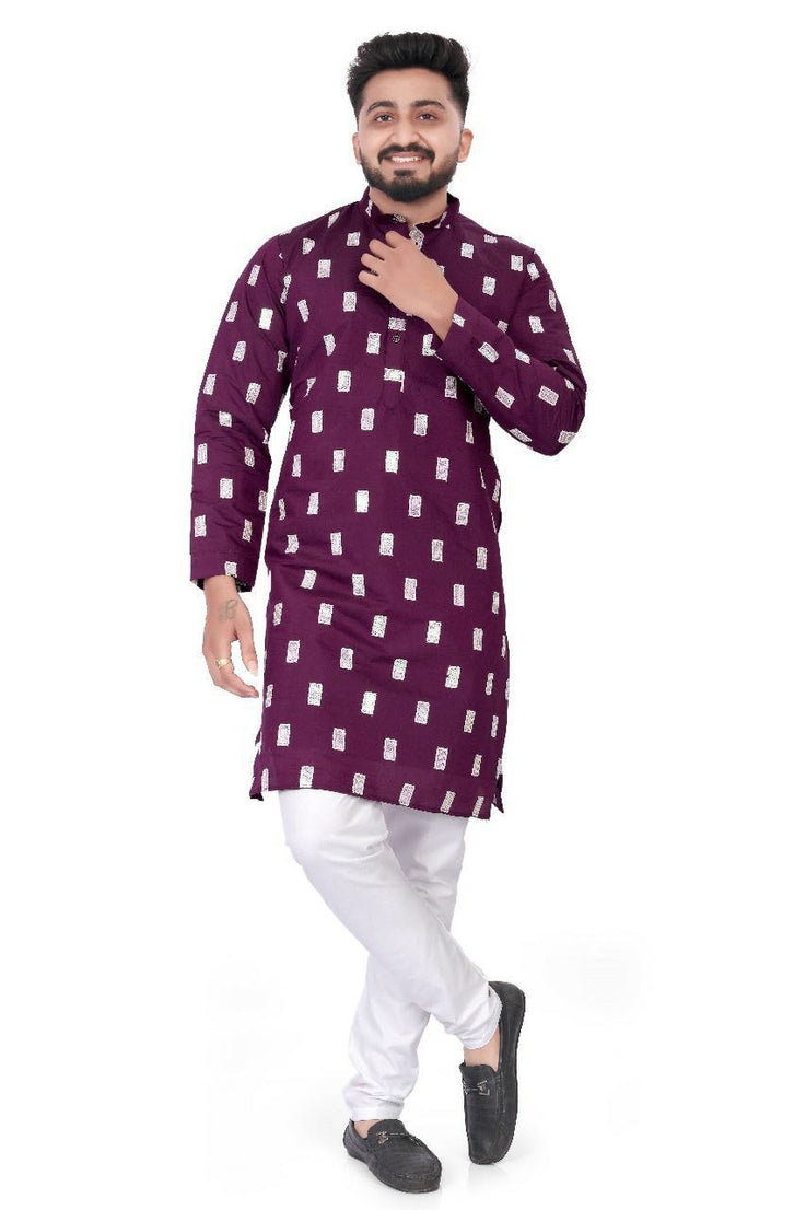 Heavy Rayon With Embroidery Sequence Work Kurta Pajama Set