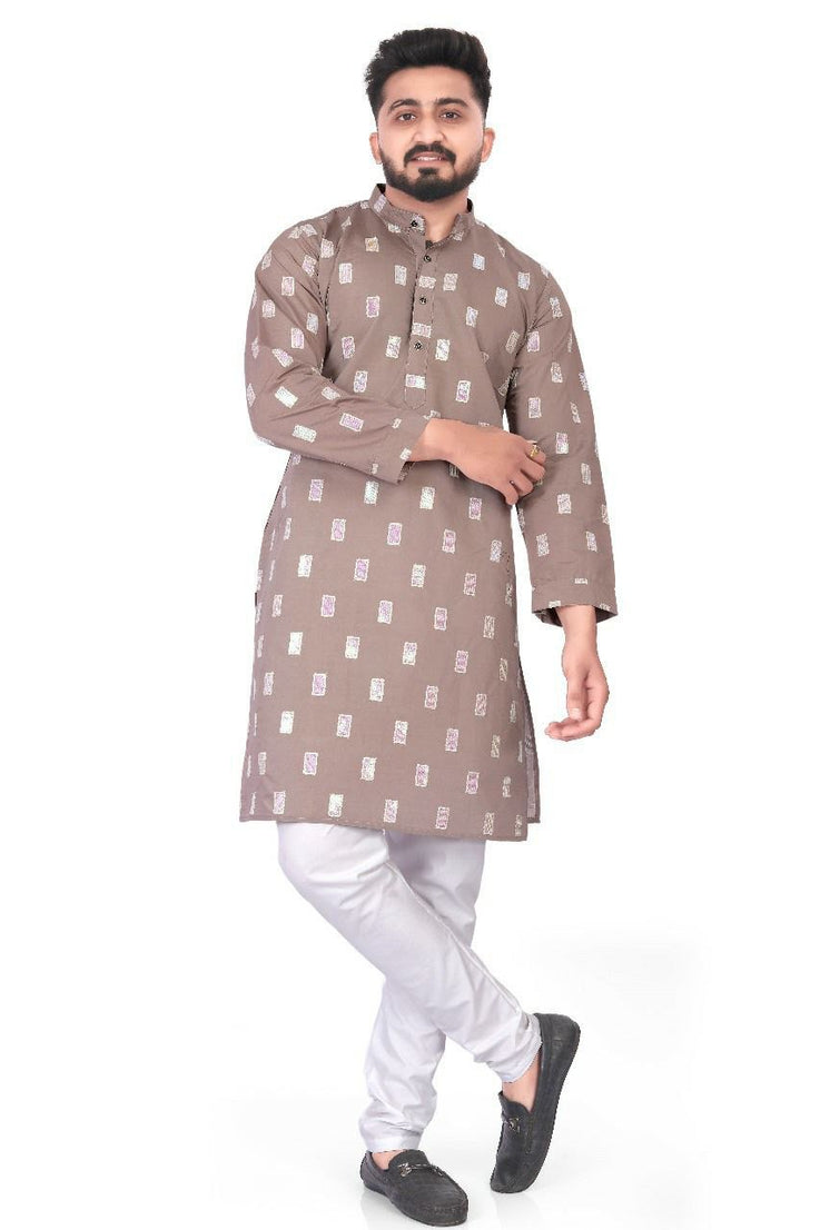 Heavy Rayon With Embroidery Sequence Work Kurta Pajama Set