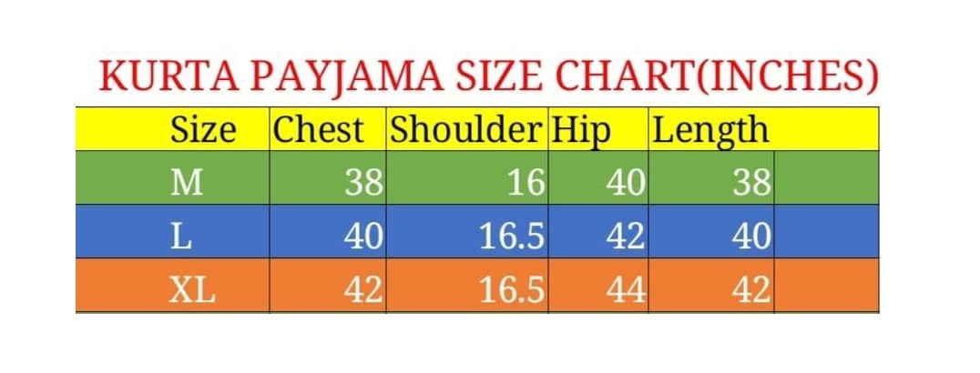 Soft Cotton With Embroidery Work Kurta Pajama Set