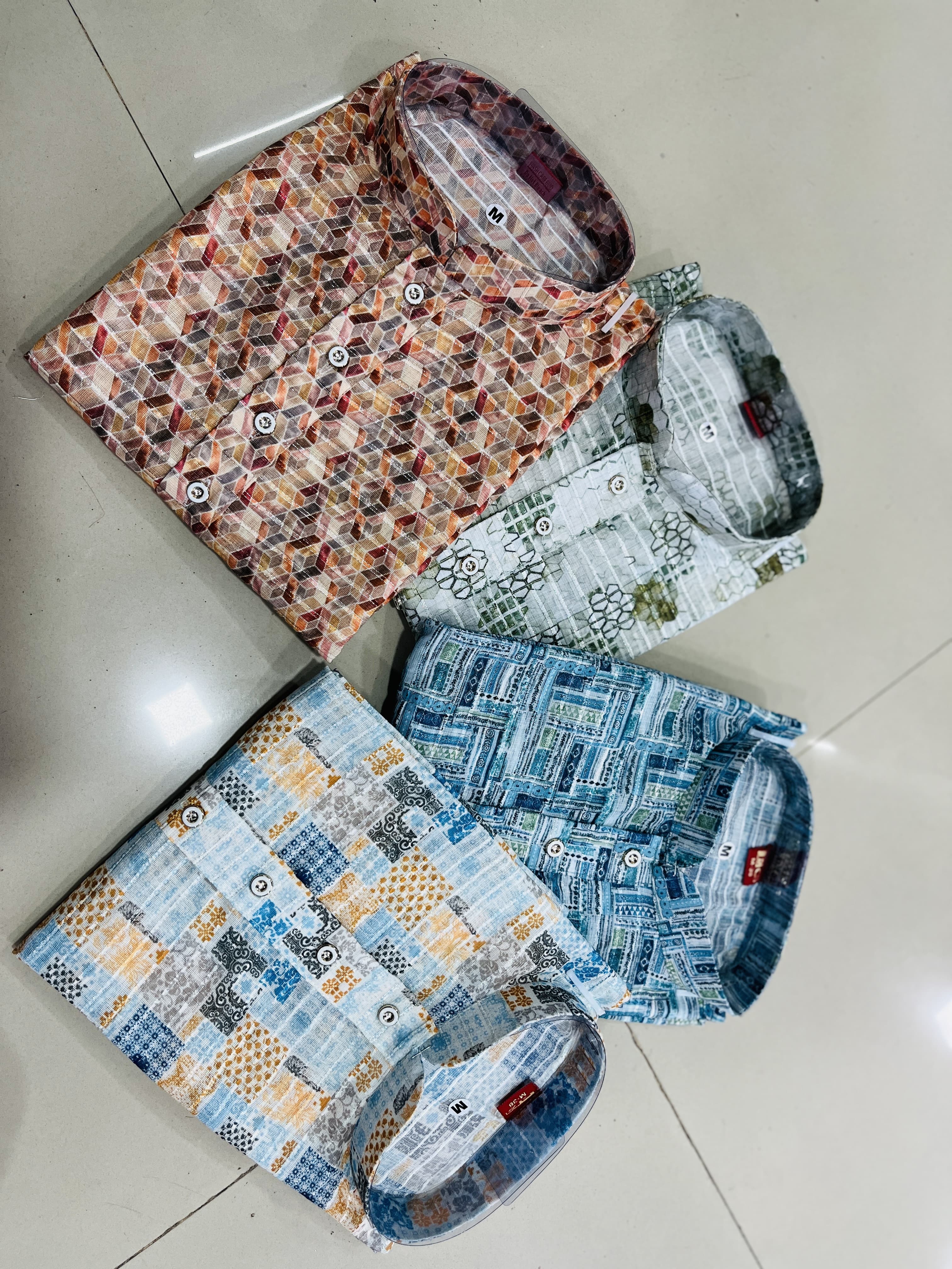 Linen Cotton With Zari Kurta Pajama Set