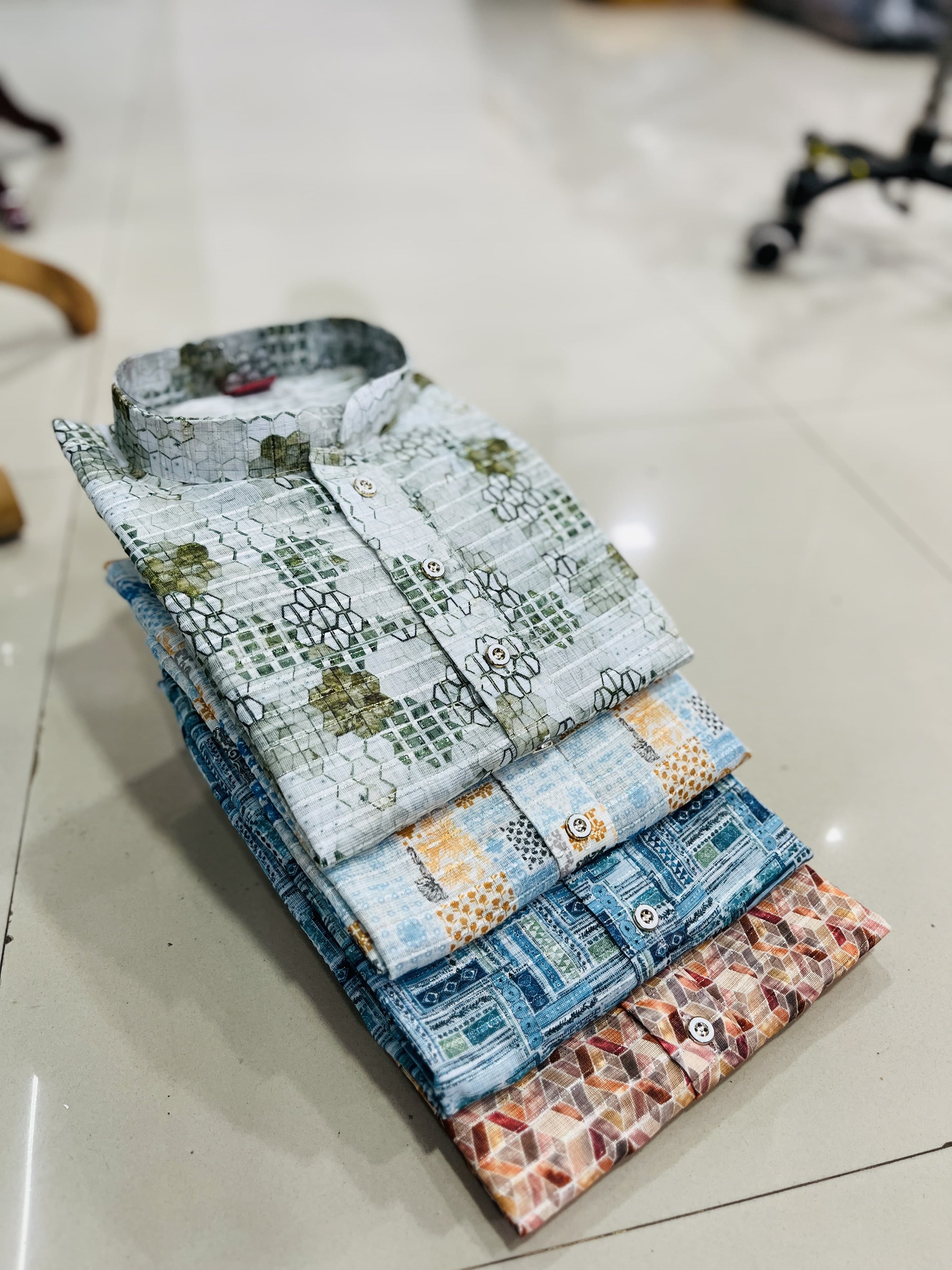 Linen Cotton With Zari Kurta Pajama Set