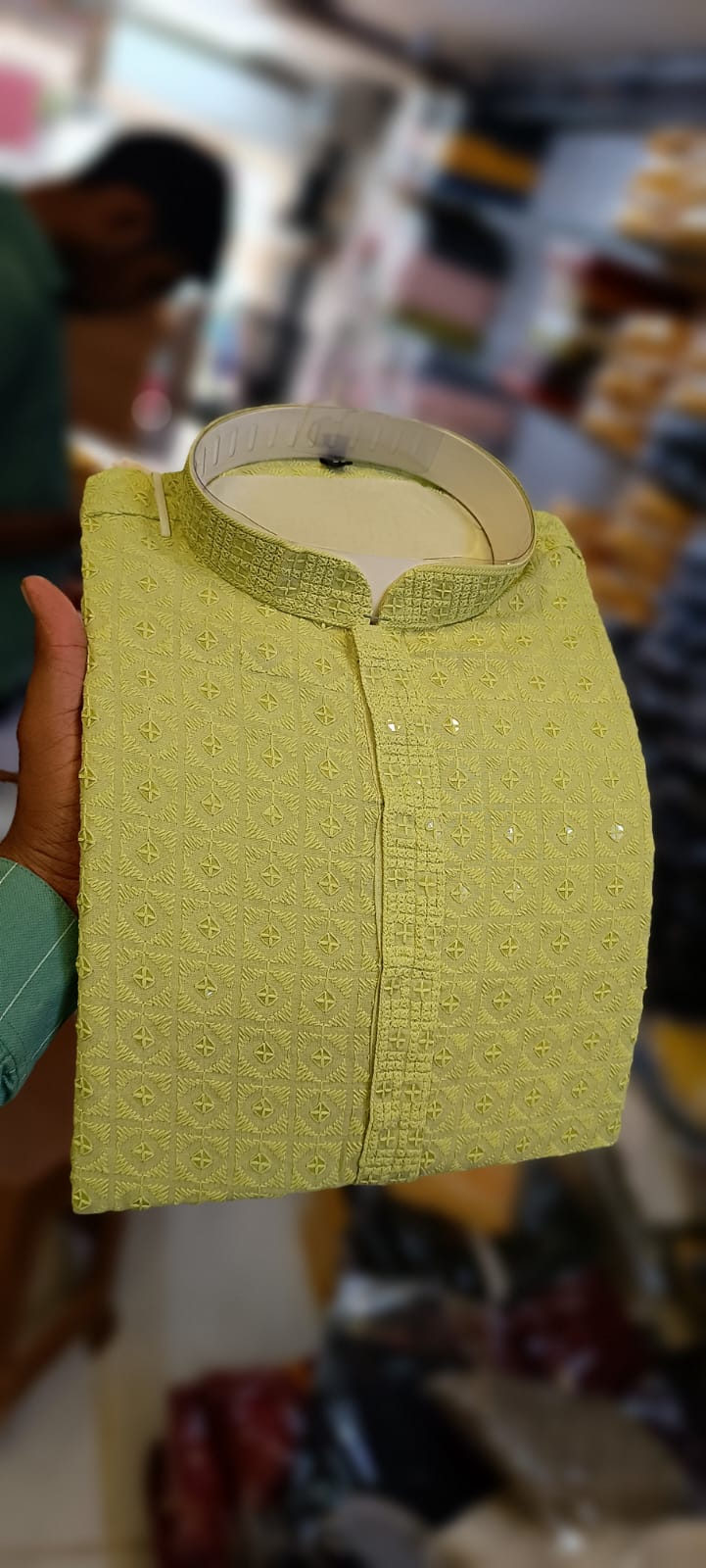 Rayon Viscose With Sequence Work Kurts Set