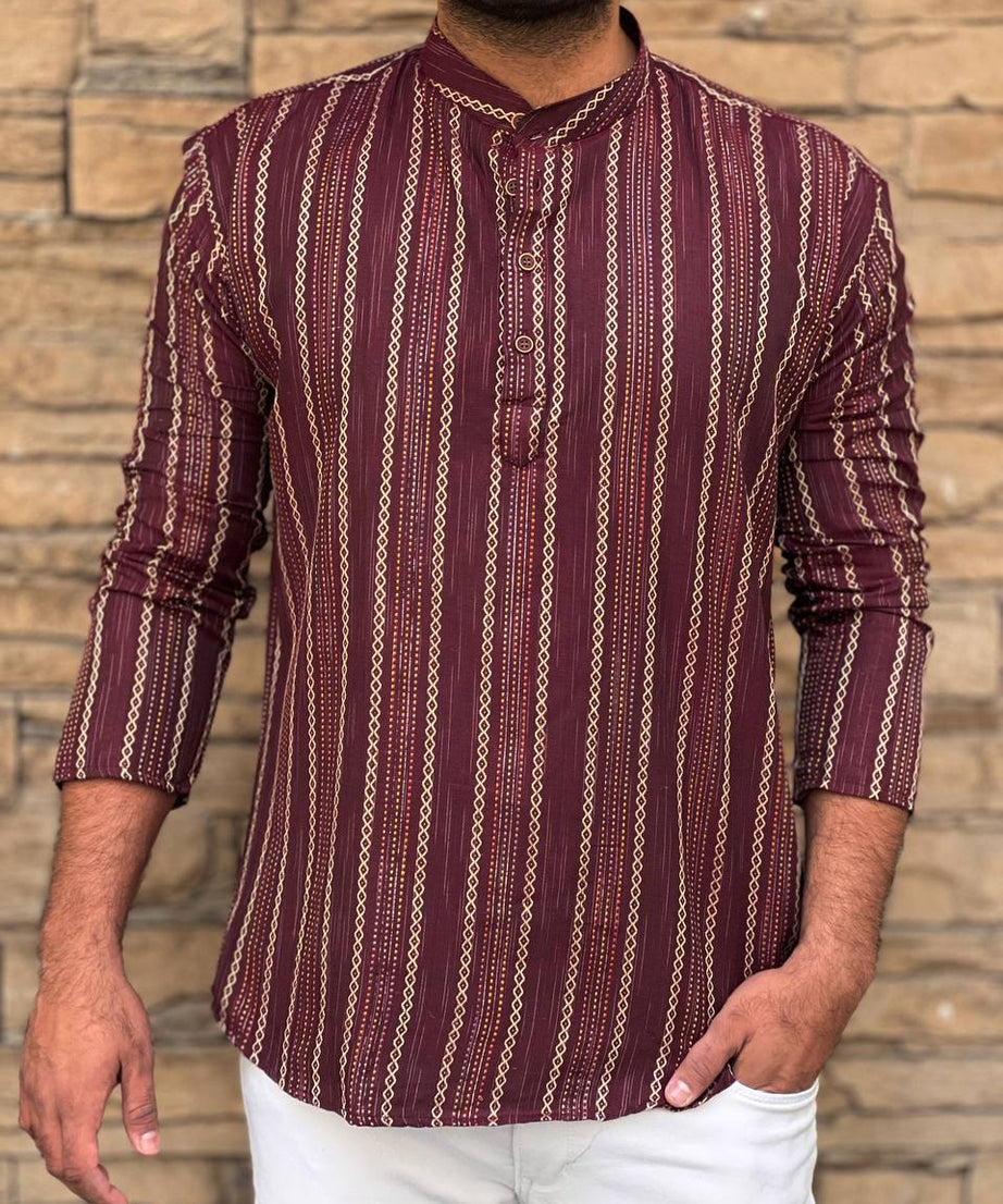 Khadhi Pure Soft Cotton Short Kurta